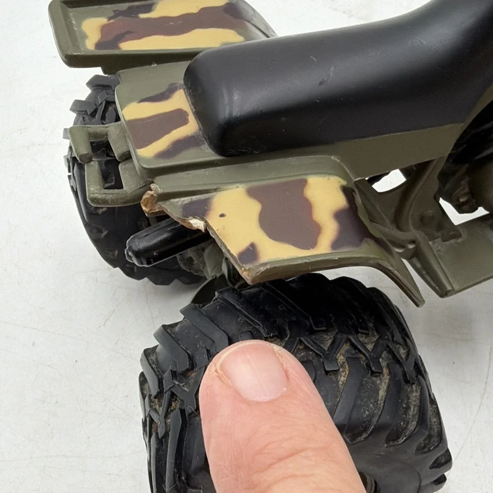 Rare 1996 Yamaha Banshee 1:12 Scale Newray Quad Bike Camo ATV 4 Wheel Car READ
